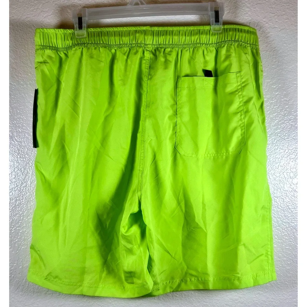 SMONTY Swim Trunks XL LIME GREEN Drawstring Quick Dry UV Protection Beach Shorts